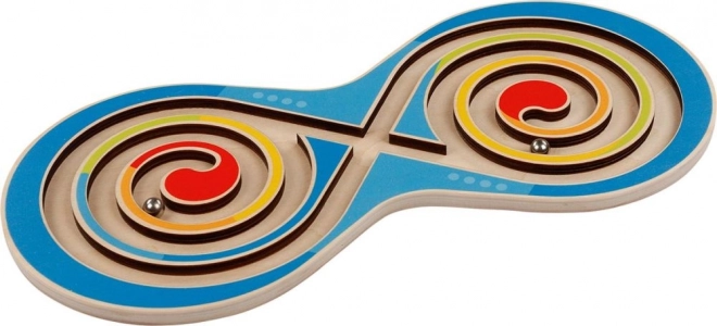 Drevený labyrint na rozvoj motoriky