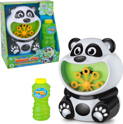 Bubble Fun veľký bublinkový stroj Panda s náplňou 236 ml