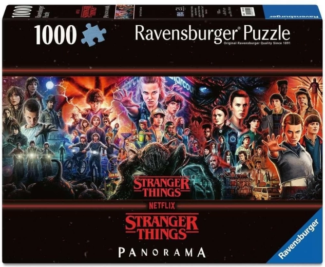 Panoramatické puzzle Stranger Things 1000 dielikov RAVENSBURGER