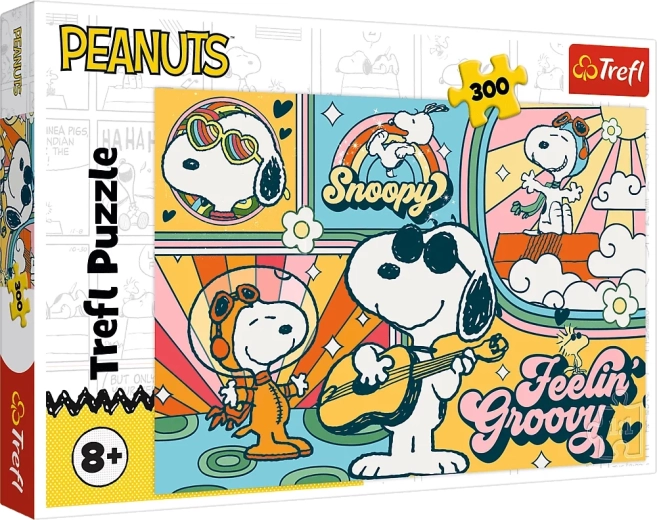 Puzzle Zábavný svet PEANUTS 300 dielikov
