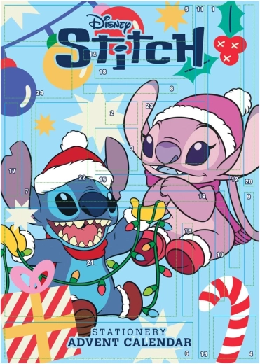 Lilo a Stitch papierový adventný kalendár