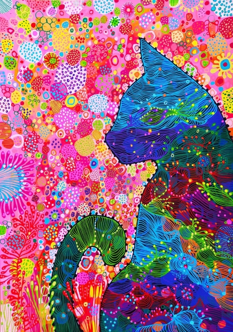 Puzzle Toulavá mačka 3000 dielikov