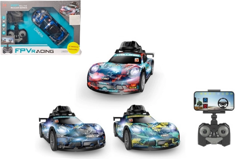 Športové diaľkovo ovládané auto s Wi‑Fi kamerou