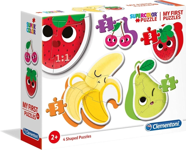 Moje prvé puzzle Ovocie 4v1