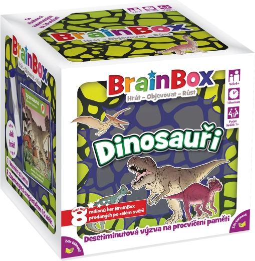 BrainBox Dinosaury – pamäťová kartová hra
