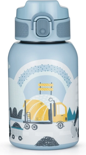 Petite&Mars nerezová termofľaša so slamkou 350 ml work zone 12m+