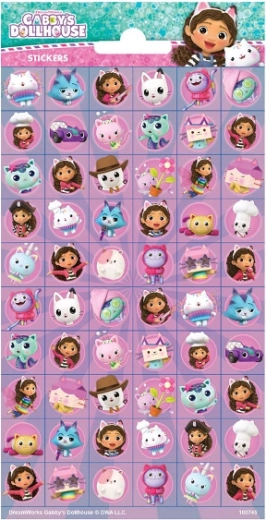 Samolepky Kocúrikov domček Gabi – 60 kusov