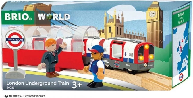 Brio World londýnske metro – vláčik so svetlami a zvukmi