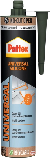 Pattex univerzálny silikón transparentný 280 ml