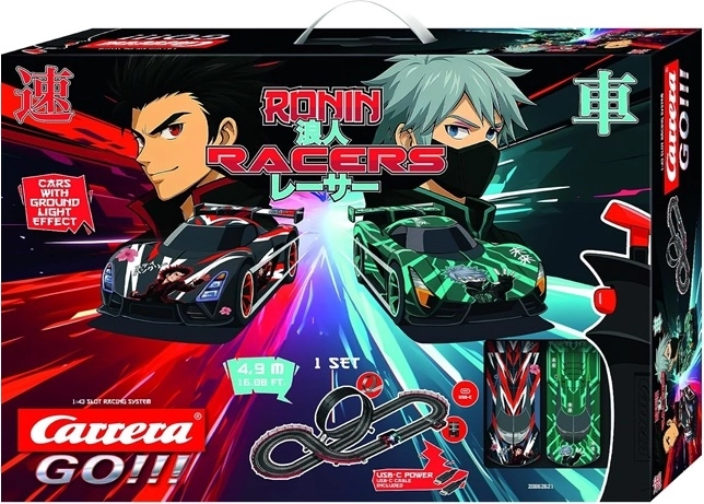 Carrera GO!!! pretekárska autodráha Ronin Racers 4,9 m