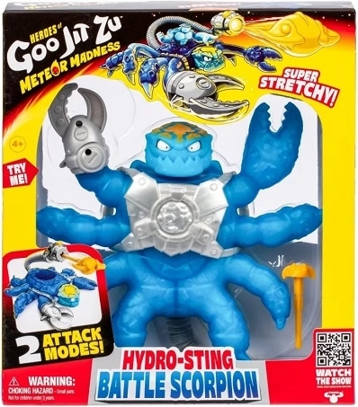 Goo Jit Zu Hydro-sting Battle scorpion – super pružná akčná figúrka - 1 kus