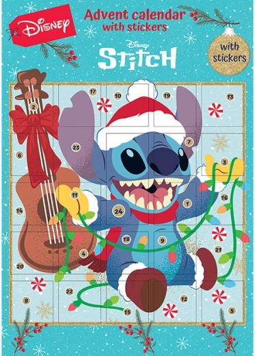 Adventný kalendár so samolepkami Lilo & Stitch