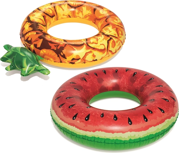 Nafukovací kruh ananás 116 × 88 cm BESTWAY