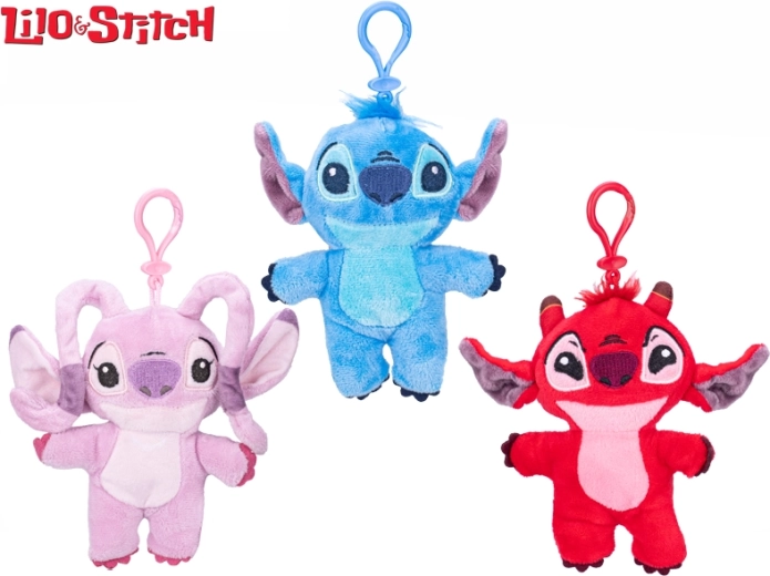 Plyšový prívesok na kľúče Lilo & Stitch 13 cm