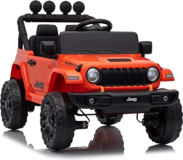 Detské elektrické auto Jeep Rubicon 24 V oranžové