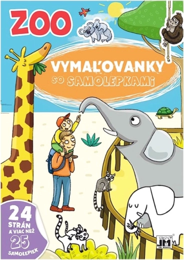 Omaľovánka ZOO so samolepkami