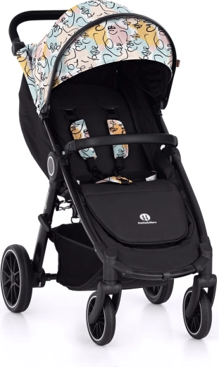 Petite&Mars športový kočík Street+ RWS black limited 100 faces