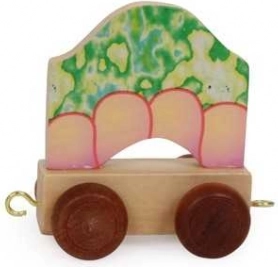 Small Foot abecedný vagónik – dračie telo