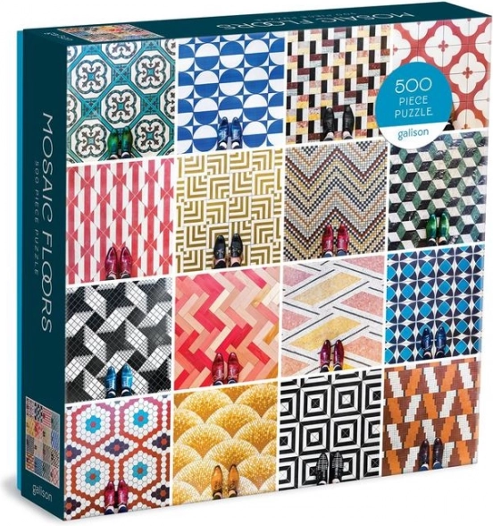 Galison puzzle Mozaikové podlahy 500 dielikov