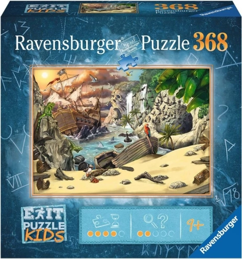 ravensburger exit puzzle kids pirátske dobrodružstvo 368 dielikov