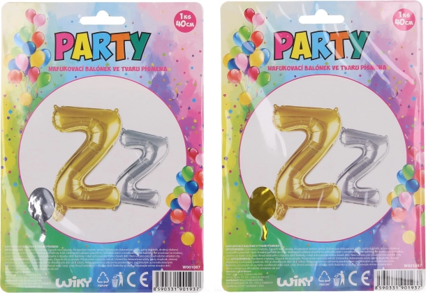 Balónik v tvare písmena Z