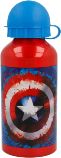 Marvel Captain America hliníková fľaša na pitie 400 ml