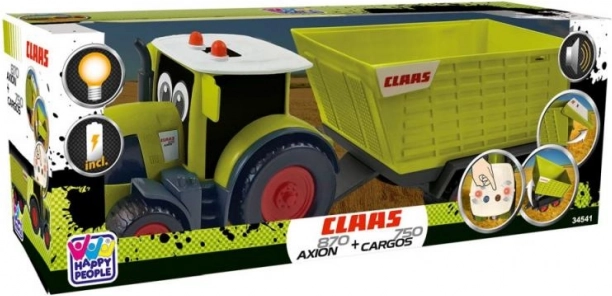 Traktor Claas s prívesom