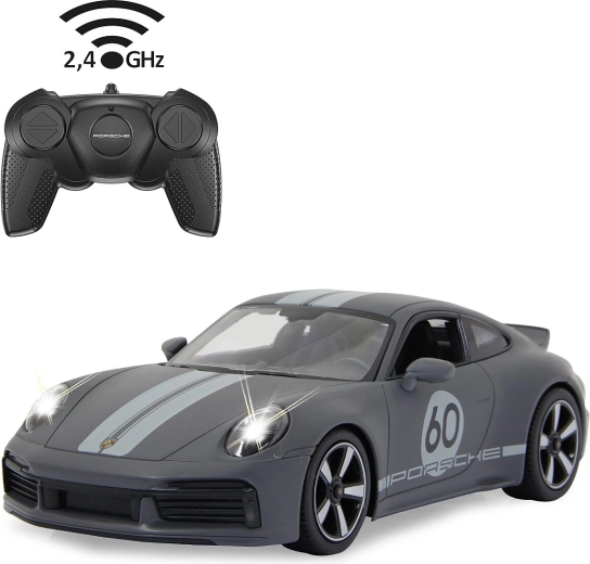 RC auto Porsche 911 Sport Classic 1:16 sivé