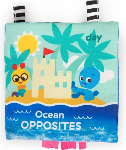 Baby Einstein mäkká interaktívna knižka Ocean Opposites od narodenia