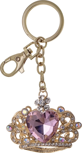 Prívesok na kľúče zlatá koruna pre deti