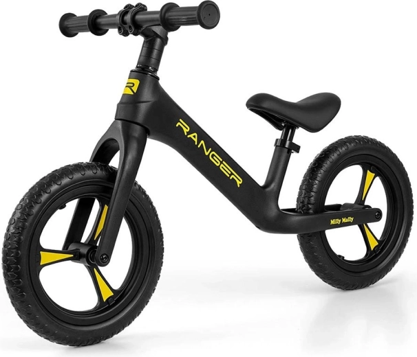Detské odrážadlo MILLY MALLY Ranger, čierne