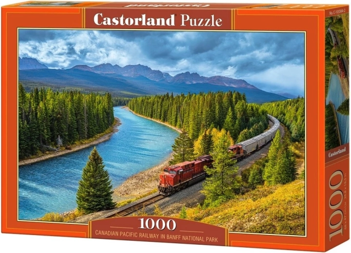Castorland puzzle Kanadská pacifická železnica v národnom parku Banff 1000 dielikov