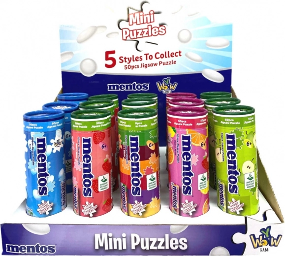 Mini puzzle Mentos 50 dielikov