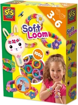 SES Creative Soft Loom sada na výrobu náramkov - 1 kus