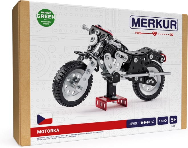 Merkur motorka kovová stavebnica
