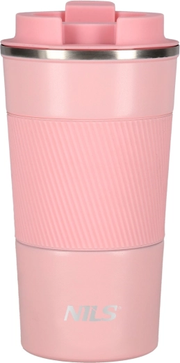 Ružový termohrnček NILS Camp 510 ml