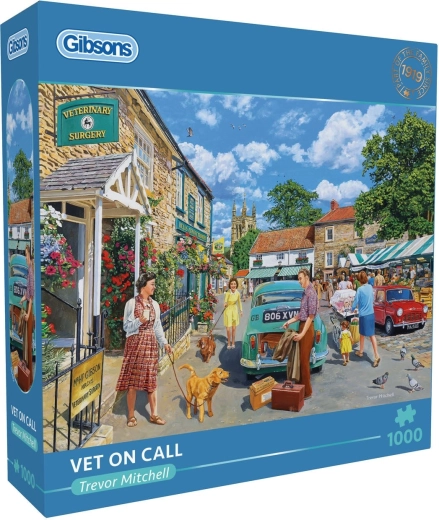 Gibsons puzzle veterinárna pohotovosť 1000 dielikov