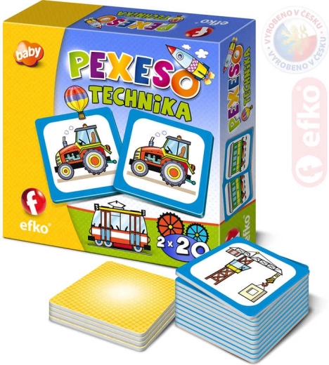 Efko baby pexeso – technika a dopravné prostriedky