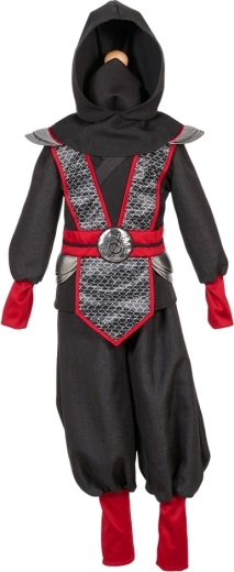 Detský kostým Ninja pre deti vo veku 8–10 rokov