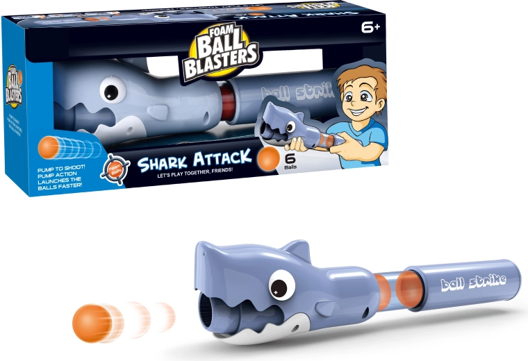 Airsoftová pištoľ Žralok so 6 nábojmi