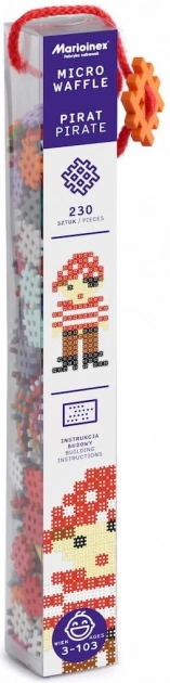 Stavebnica Marioinex Micro Waffle pirát 230 dielikov