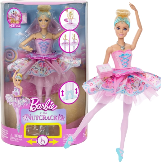 Barbie Luskáčik baletka Clara s meniacou sa sukňou