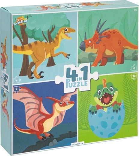 Puzzle dinosaury 4v1 TOY UNIVERSE