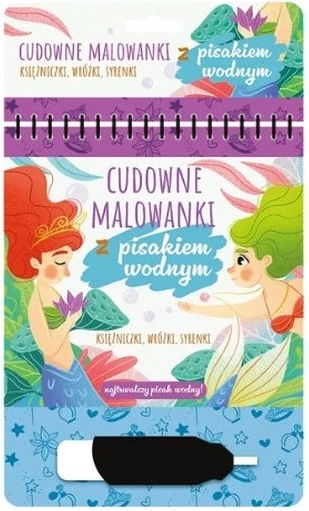 Čarovné vodné omaľovánky s vodným fixom – princezné, víly a morské panny