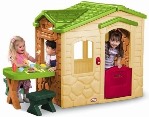 Little Tikes piknikový domček s patio a kúzelným zvončekom