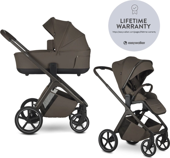 Easywalker Zoey kombinovaný kočík chestnut brown