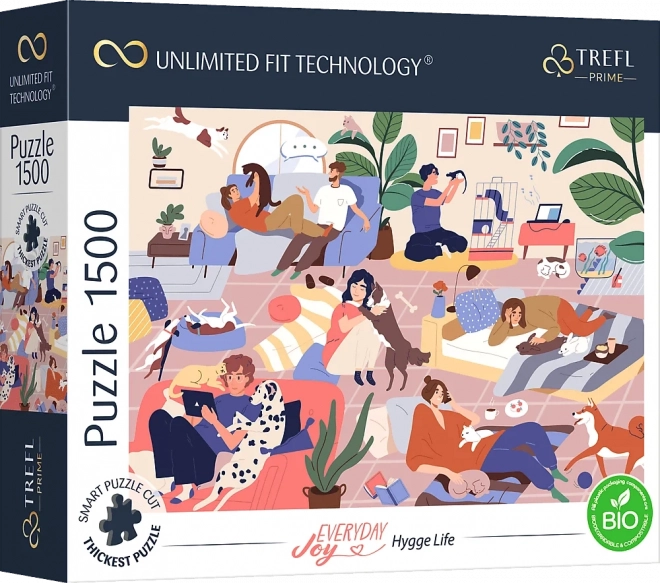 Puzzle TREFL UFT Everyday Joy – pohodový život, 1500 dielikov