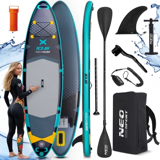 Nafukovací paddleboard Aquasurf 10’6 (320 × 84 × 15 cm)