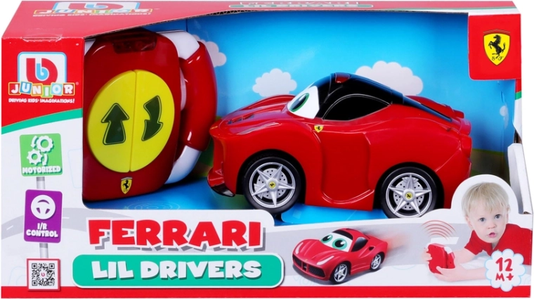 BB Junior RC LaFerrari červené autíčko na diaľkové ovládanie