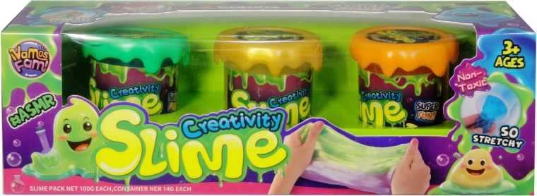 Slizová modelína – sada 3 farieb